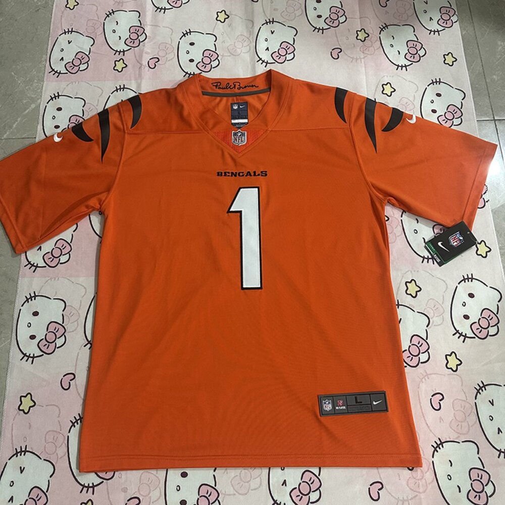 NFL Cincinnati Bengals Orange Jersey